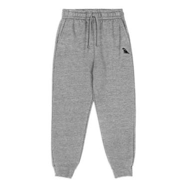 Imagem de Calça Básica para Menino em Moletom Quimby, Cinza