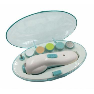 Imagem de Aparador De Unha Infantil Recarregável 6 Em 1 + Luz Led - BabyManicure