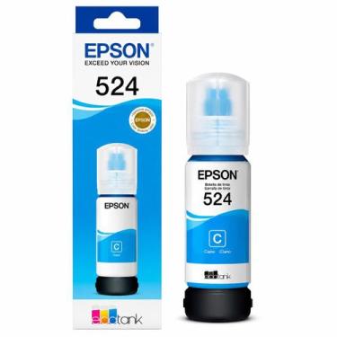 Imagem de Epson T524 Cyan 70 ml Original EcoTank L15150 L15160