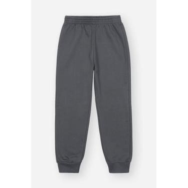 Imagem de Calça Jogger Moletom Infantil Menino Chumbo Divertto, Chumbo, 2