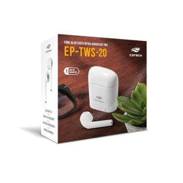 Imagem de Fone De Ouvido Bluetooth C3TECH EP-TWS-20 Branco