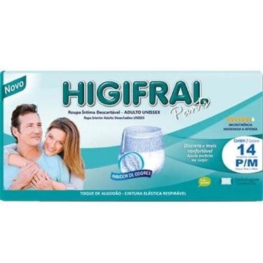 Imagem de Roupa Íntima Descartável Higifral Pants P/M 14 Un - Eurofral