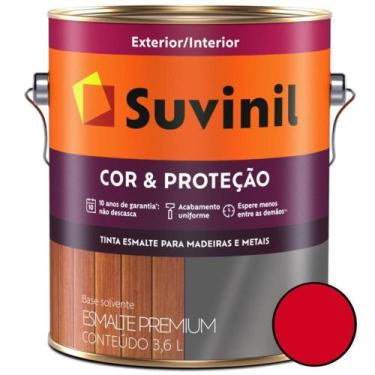Imagem de Esmalte Sintético Brilhante 3,6L Vermelho Suvinil