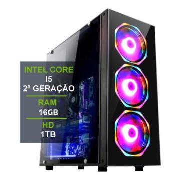 Imagem de Pc Gamer Computador Cpu Intel I5 Hd 1tb Memoria Ram 16gb - Deutel