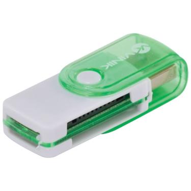 Imagem de Leitor de Cartão de Memória Usb 2.0 4 em 1 Ul100 para Transferência de Arquivos Rápida Vinik