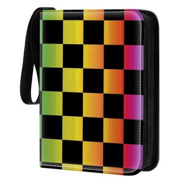 Imagem de Álbum para Cartas RCZCORN 400 Bolsos 50 Capas Arco-Íris