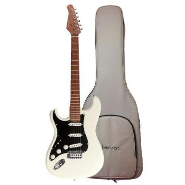 Imagem de Guitarra Benson Stratocaster Hardy Series S901 OW LH Olympic White Can