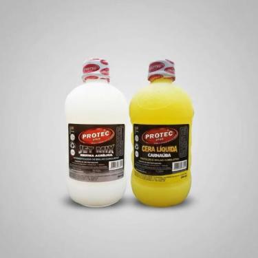Imagem de 2 Ceras Protec Jet Mix E Carnaúba 500ml Cada