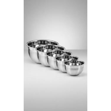 Imagem de Jogo 5 Tigelas Bowl Inox Com Medidas Gravadas - Congratulations Store