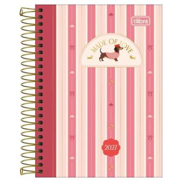 Imagem de Agenda 2027 M3 espiral Brownie 160 folhas Tilibra Cor:Made, Made