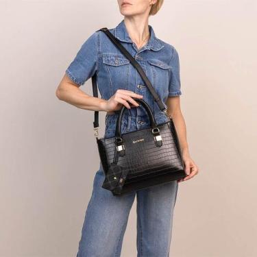 Imagem de Rafitthy Bolsa de Mão Com Alça Transversal Ref. 28.15193 -, Preto