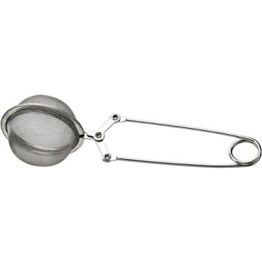 Imagem de Infusor de cha inox peneira coador com cabo infusao classica - MIMO ST