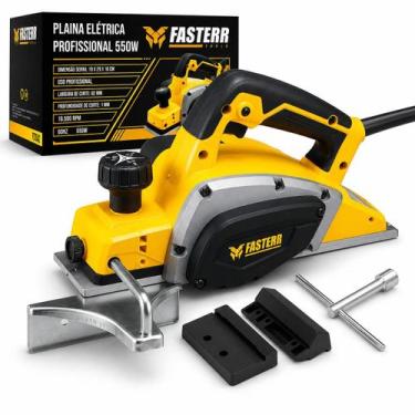 Imagem de Plaina Elétrica 550W 16500 Rpm Profissional Com Acessórios Alta Precis