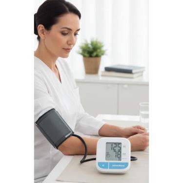 Imagem de Monitor Pressão Arterial Braço Digital Branco Precisão - Congratulatio
