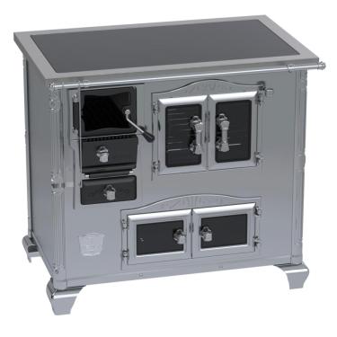 Imagem de Fogao a Lenha Venax n 2 Imperador Vitreo Premium Inox SD