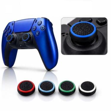 Imagem de Kit 4 Grips Capa Proteção Controles Analógicos Video Game - 