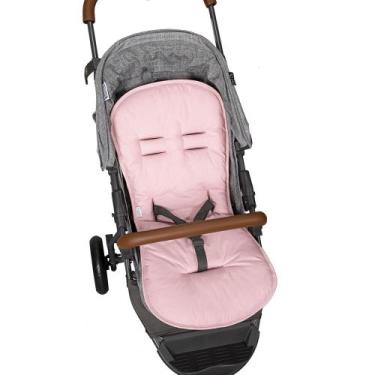 Imagem de Capa de Carrinho de Bebê Cores Lisas Batistela Baby Algodão, ROSÊ, U