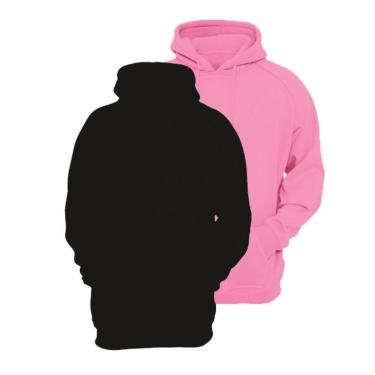 Imagem de Kit 2 Moletons Masculino Ragor Algodão Capuz Bolso Conforto-Masculino