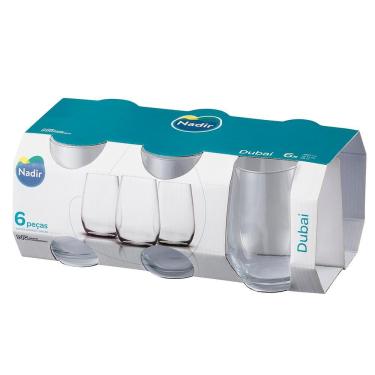 Imagem de Jogo de Copos Nadir Dubai 480ml com 6 peças