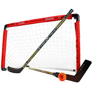 Imagem de Franklin Sports Hockey Goal and 2 Stick Set - NHL