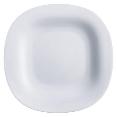 Imagem de LUMINARC CARINE PRATO SOBREMESA 2x20x20cm VIDRO TEMPERADO BRANCO 6PÇ