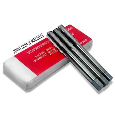 Imagem de Jogo De Macho Hss - Rosca Esquerda - M6 X 1,0 - Jg 3 Peças