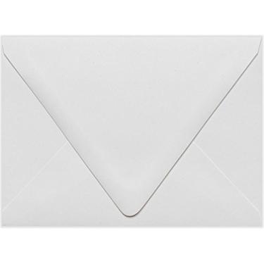 Imagem de Envelopes com aba A6 (4 3/4 x 6 1/2) – Branco – 100% reciclado (50 qtd) | Perfeito para convites, anúncios, cartões de envio, 4 x 6 fotos | 1875-WPC-50