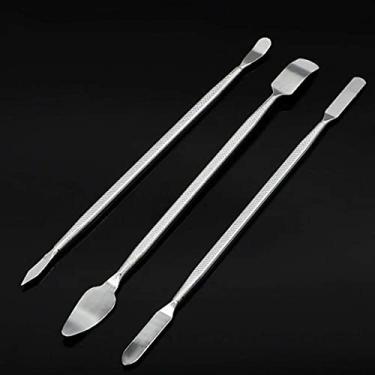 Imagem de Ferramenta de reparo de capa de capinha para celular, kit de reparo de ferramentas eletrônicas, barra de metal para remoção de telefone celular, adequada para reparar qualquer notebook portátil com tela sensível ao toque ou outro equipamento móvel.