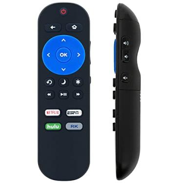 Imagem de Controle remoto de substituição aplicável para Hisense Roku TV 43R6E1 40H4030F1 32H4030F1 65H9F 50H8G 43R7E 55R8F 65R6E3 65R6E1 43R6090G 65H8G 65R8F 43F 0F1 5 0R7E 50R6E 32H4F H6570G 58R6E 55R6E3 75H8G 55R6090G