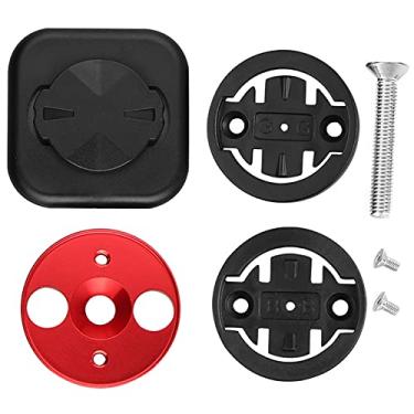 Imagem de Tingpai Suporte do computador da bicicleta caule tampa superior cronômetro adaptador de suporte de montagem pa o telefone móvel pa pa bryton