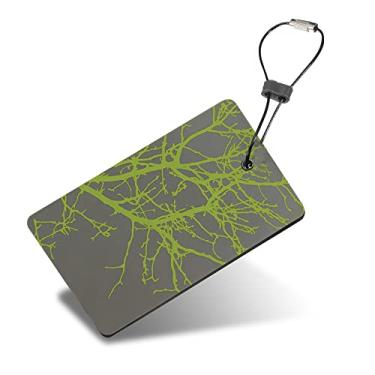 Imagem de Lewis N. Clark etiqueta de viagem verde para bagagem, ramos, 1 pacote