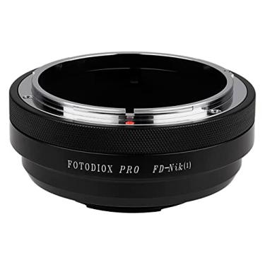 Imagem de Adaptador de montagem de lente Fotodiox PRO, Canon FD, lente FL para câmera Nikon 1-Series, compatível com câmeras Nikon V1, J1 Mirrorless, FD-Nik(1) PRO