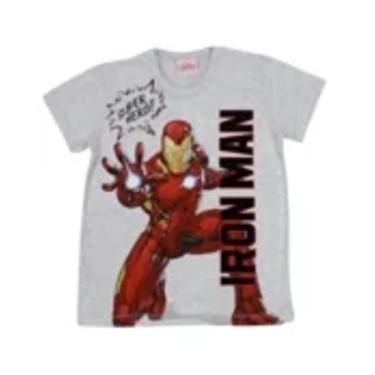 Imagem de Camiseta Infantil Marvel Homem de Ferro Manga Curta Avengers