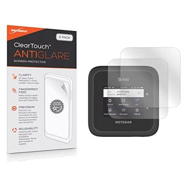 Imagem de Protetor de tela BoxWave compatível com Netgear Nighthawk M6 Pro Mobile Hotspot (MR6500) (protetor de tela da BoxWave) - ClearTouch Anti-Glare (pacote com 2), película fosca anti-impressão digital