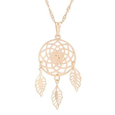 Imagem de Colar Filtro dos Sonhos 20mm - Sunshine Cristais Cor:Ouro