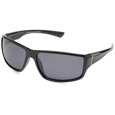 Imagem de Coyote Eyewear P-37 Sportsman's Óculos de sol polarizados, armação preta, lente cinza