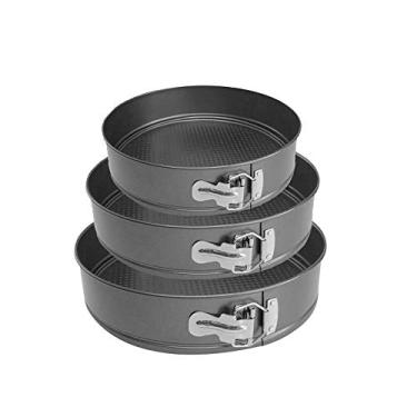 Imagem de KIt 3 Peças Forma Teflon Para Bolo Fundo Movel