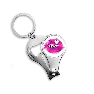 Imagem de Kiss Love – Chaveiro de bico rosa para o Dia dos Namorados