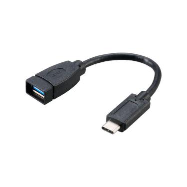 Imagem de Cabo Adaptador Conversor USB-C para USB 3.0 Fêmea - 15 cm - Akasa AK-CBUB30-15BK