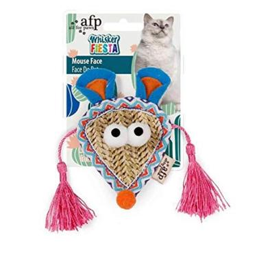 Imagem de All For Paws 2836 Mouse Face Whisker Fiesta Brinquedo para Gato, Multicor