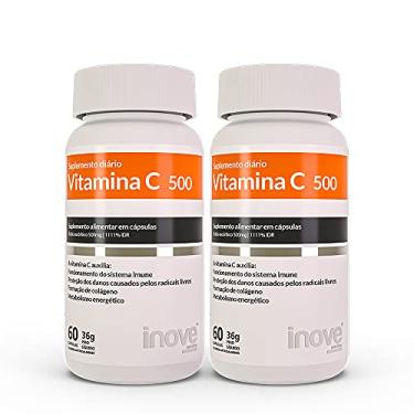 Imagem de Kit Vitamina C 500 Inove Nutrition 2 Un 60 Caps + Porta Cápsula