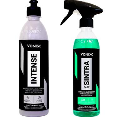 Imagem de Kit Intense 500ML Vonixx e Sintra Fast 500ML Vonixx, Limpeza e revitalizador de plásticos internos