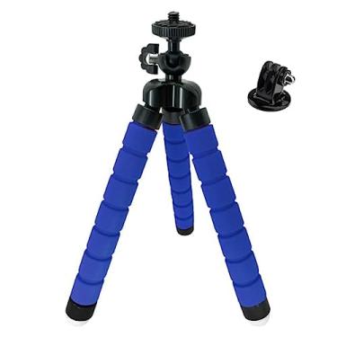 Imagem de Tripé Flexível Octopus Gorillapod 17cm para Câmeras - Shoot (AZUL)
