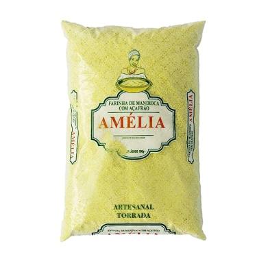 Imagem de Farinha de Mandioca com Açafrão Amélia 500g