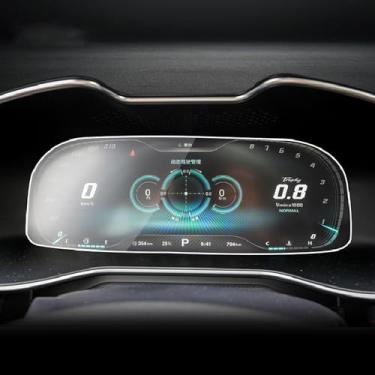 Imagem de LAVIYE Carro Anti riscos e prevenção de poeira Detalhes Interiores Adesivos Capa de Filme TPU, Para MG 6 2019-2022 Dashboared Painel de Instrumentos Protetor de Tela