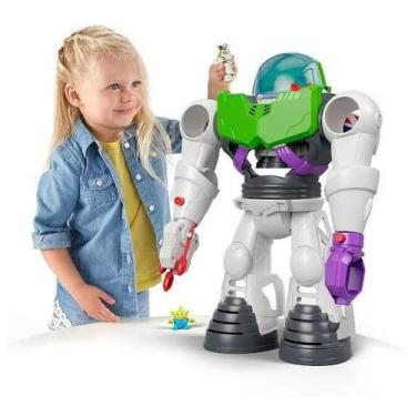 Imagem de Imaginext Toy Story Robô Buzz Lightyear  Mattel - Fisher-Price