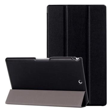 Imagem de Para sony xperia z3 compact 8 polegada tablet suporte flip folio couro caso protetor de couro do