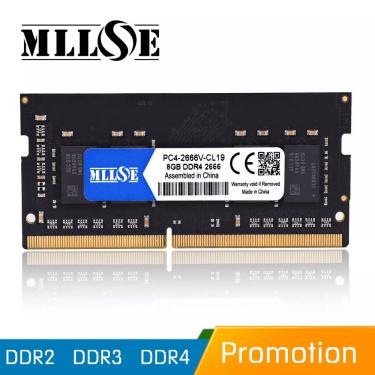 Imagem de MLLSE-Memória RAM do portátil  DDR4  DDR3  DDR2  1GB  2GB  4GB  8GB  16GB  1066  1333  1600  1866