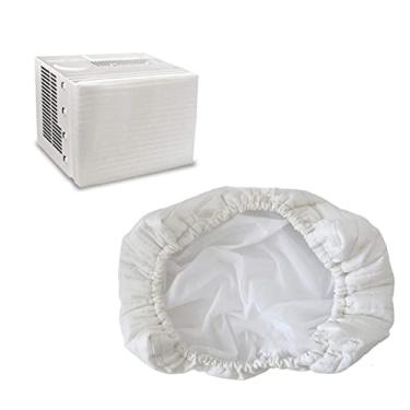 Imagem de CLISPEED ar condicionado montado na parede ar condicionado de parede tampa ac caixa de ar condicionado capa de ar condicionado interno inverno tampa do ar condicionado capa protetora branco