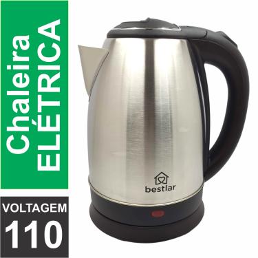 Imagem de Chaleira Elétrica Jarra Térmica Bule Garrafa Living Aço Inox 1,8 Litros 1000w Potência Desliga Automatico 127V (110V)